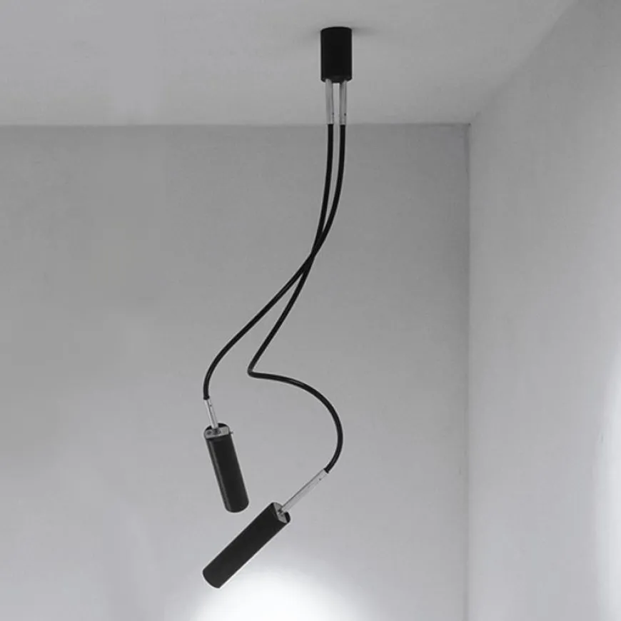 Lucenera 206 czarny - Catellani & Smith - lampa wisząca