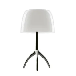 Lumiere Grande H45 biały, aluminium - Foscarini - lampa biurkowa