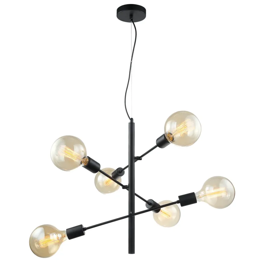 Madalyn Black VI - Italux - lampa wisząca