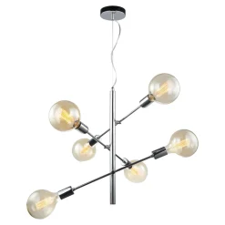 Madalyn Chrome VI - Italux - lampa wisząca