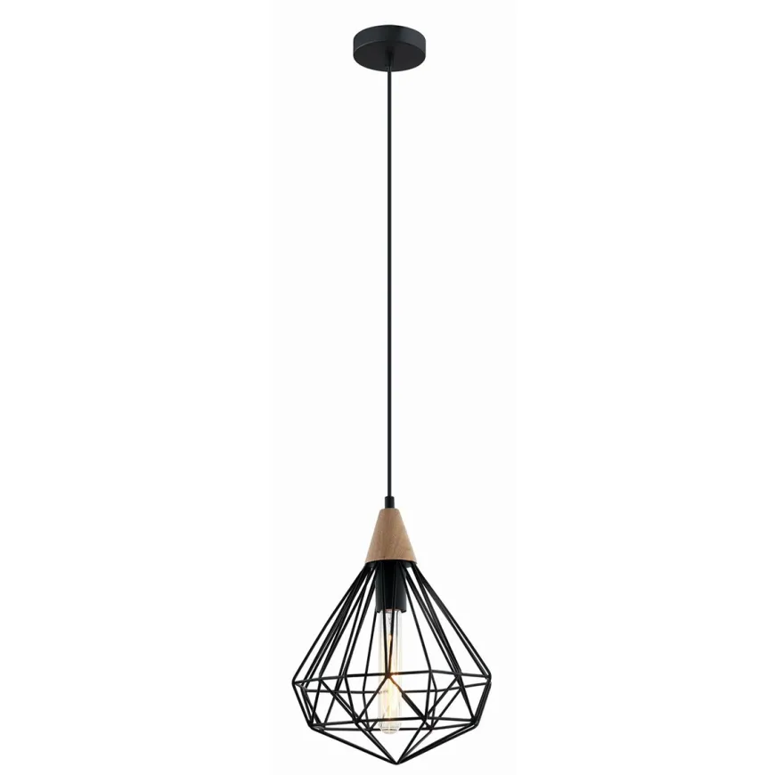Maelle 15 Black - Italux - lampa wisząca