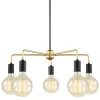Malene Black-Gold V - Italux - lampa wisząca