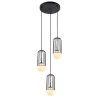 Matty 3 Black - Italux - lampa wisząca