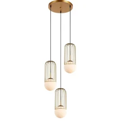 Matty Gold 3 - Italux - lampa wisząca