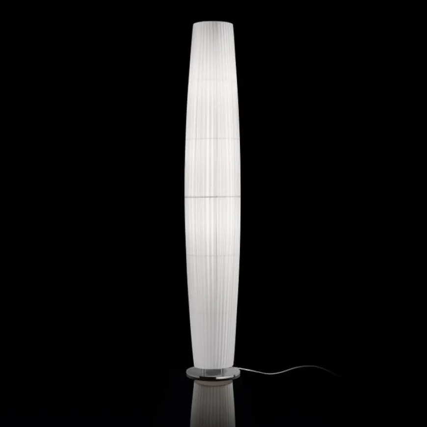 Maxi 03 Pie biały - Bover - lampa podłogowa ze ściemniaczem