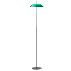 Mayfair H147 niklu czarny przezroczyste zielone - Vibia - lampa podłogowa