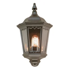 Medstead Half Black - Elstead Lighting - kinkiet ogrodowy