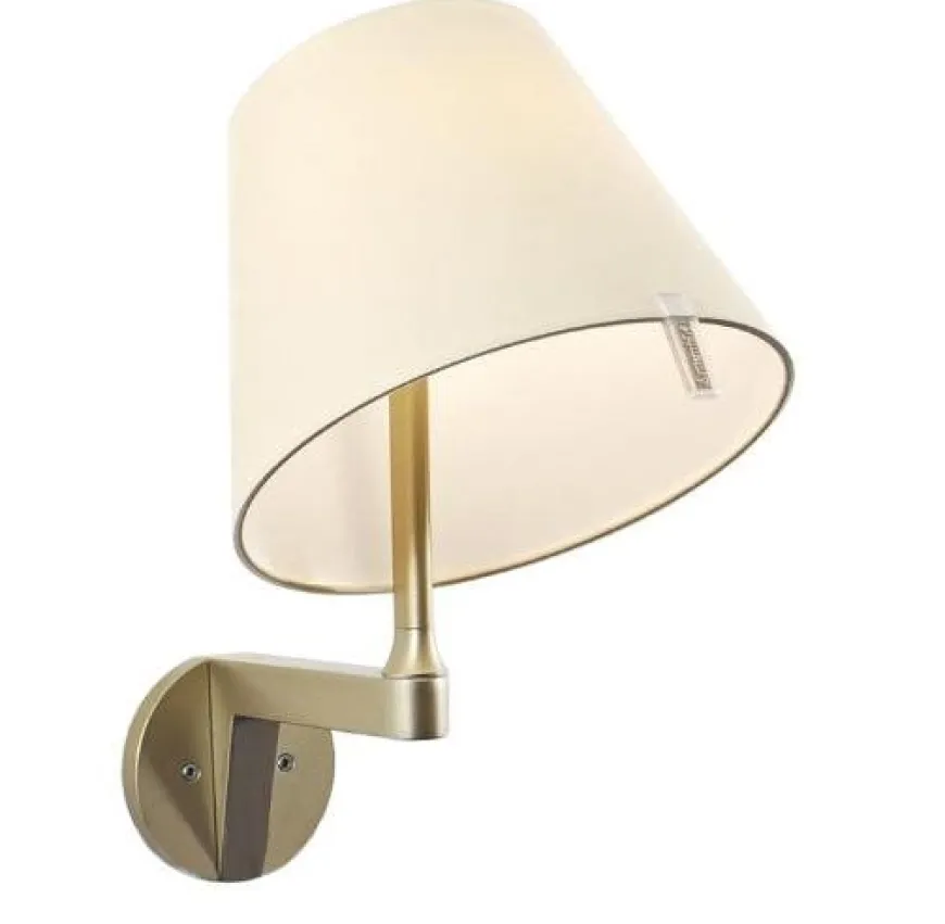 Melampo Ø23 kremowy - Artemide - lampa ścienna z włącznikiem