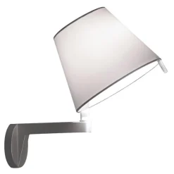 Melampo Ø23 szary perłowy - Artemide - lampa ścienna z włącznikiem