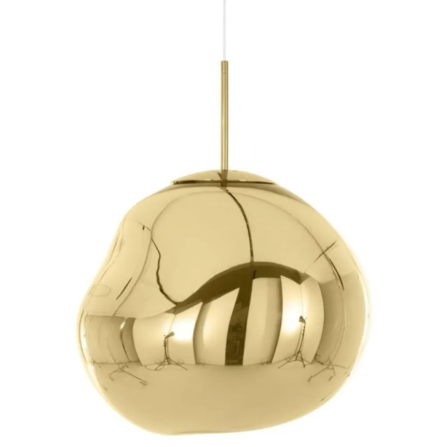 Melt Led Ø50 złoty - Tom Dixon - lampa wisząca
