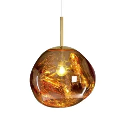 Melt Mini Ø28 złoty - Tom Dixon - lampa wisząca