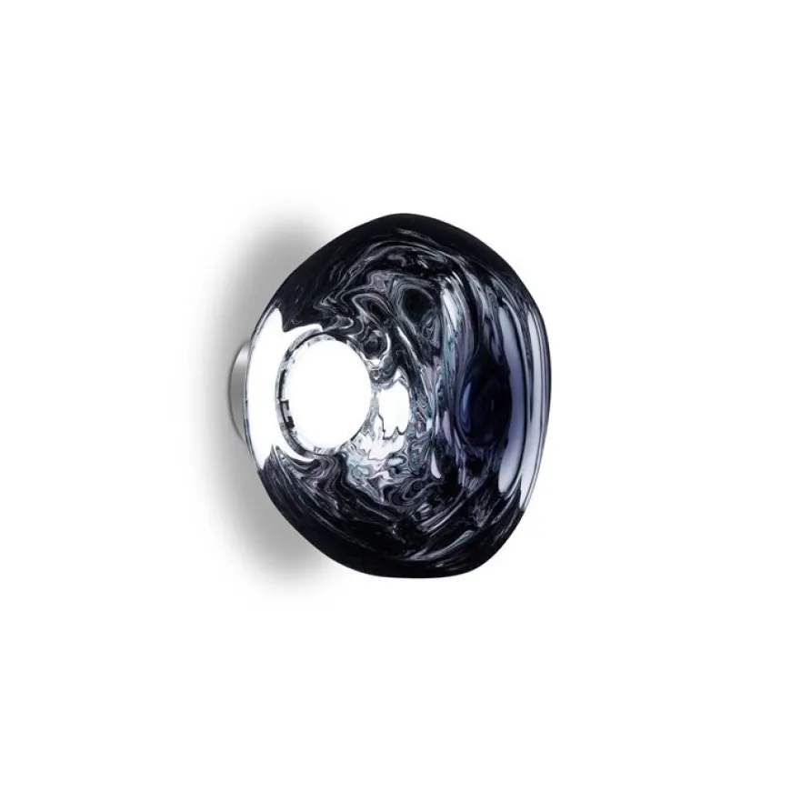 Melt Mini Surface Led Ø30 dymiony - Tom Dixon - lampa sufitowa