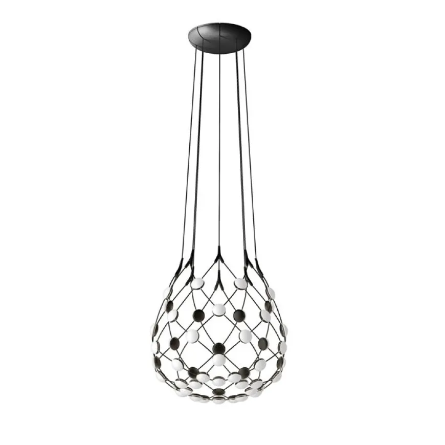 Mesh Ø55 czarny - Luceplan - lampa wisząca