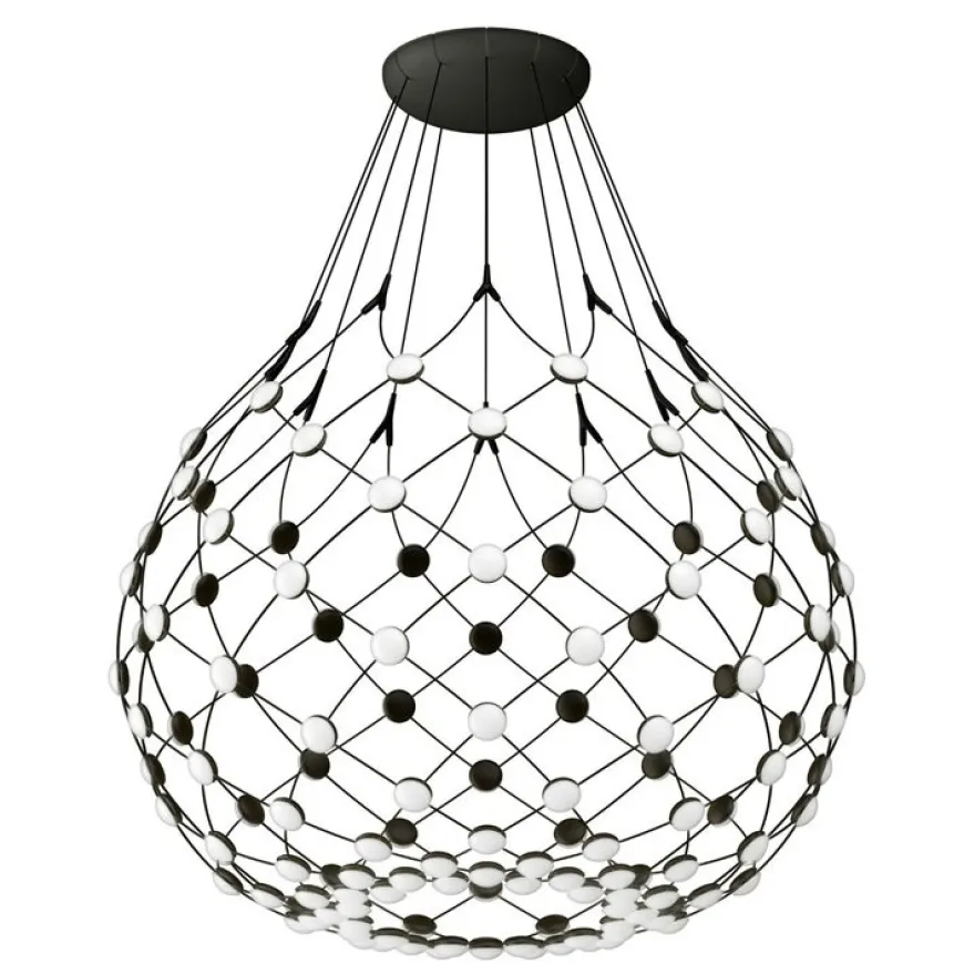 Mesh H500 czarny - Luceplan - lampa wisząca
