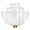 Meshmatics Ø90 stal, mosiądz - Moooi - lampa wisząca