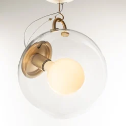 Miconos Ø30 mosiądz - Artemide - lampa sufitowa