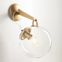 Miconos Ø25 mosiądz - Artemide - lampa ścienna
