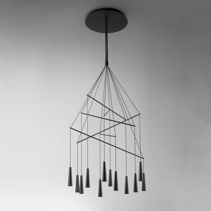 Mikado LA12 S czarny - Morosini - lampa wisząca