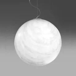 Mineral Ø40 biały marmur - Slide - lampa wisząca