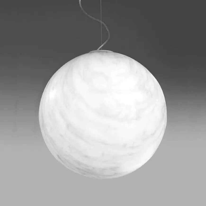 Mineral Ø40 biały marmur - Slide - lampa wisząca