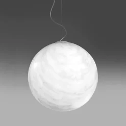 Mineral Ø30 biały marmur - Slide - lampa wisząca