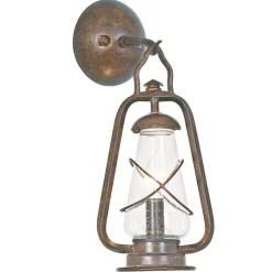 Miners Old Bronze - Elstead Lighting - kinkiet ogrodowy