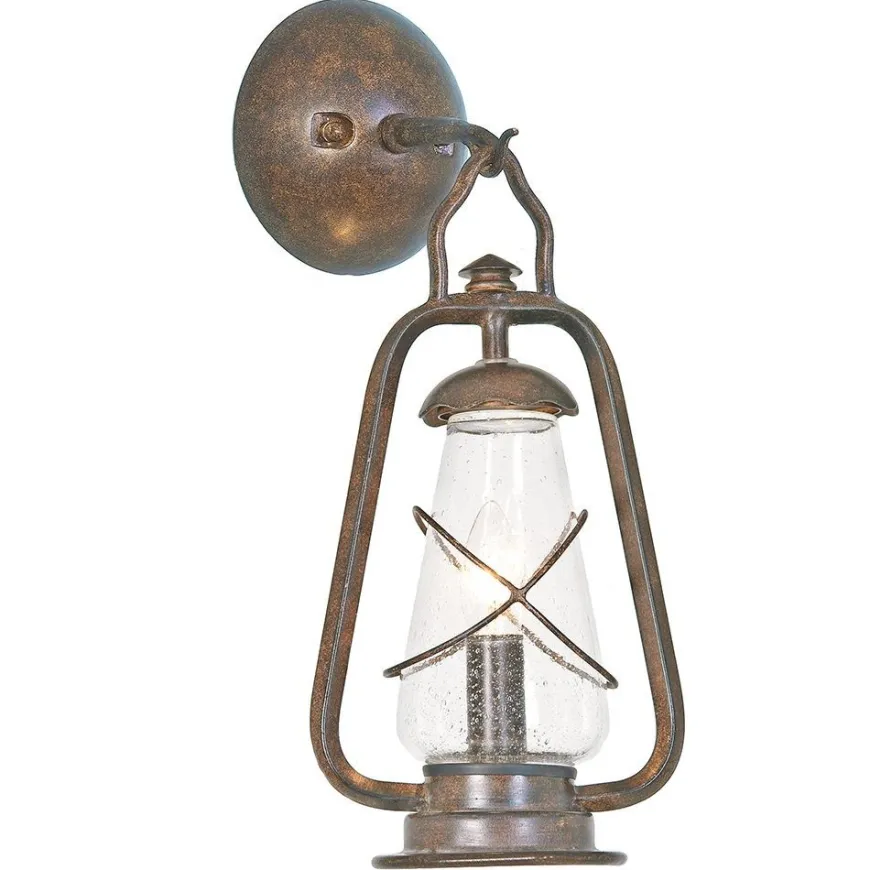 Miners Old Bronze - Elstead Lighting - kinkiet ogrodowy