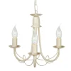 Minster Ivory Gold - Elstead Lighting - lampa wisząca 3-ramienna