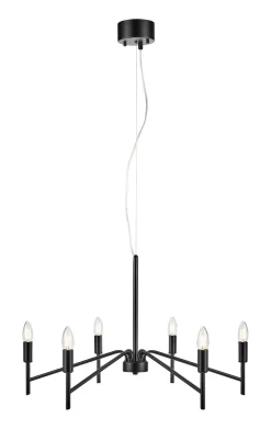 Monarch VI czarny - Markslöjd - lampa wisząca