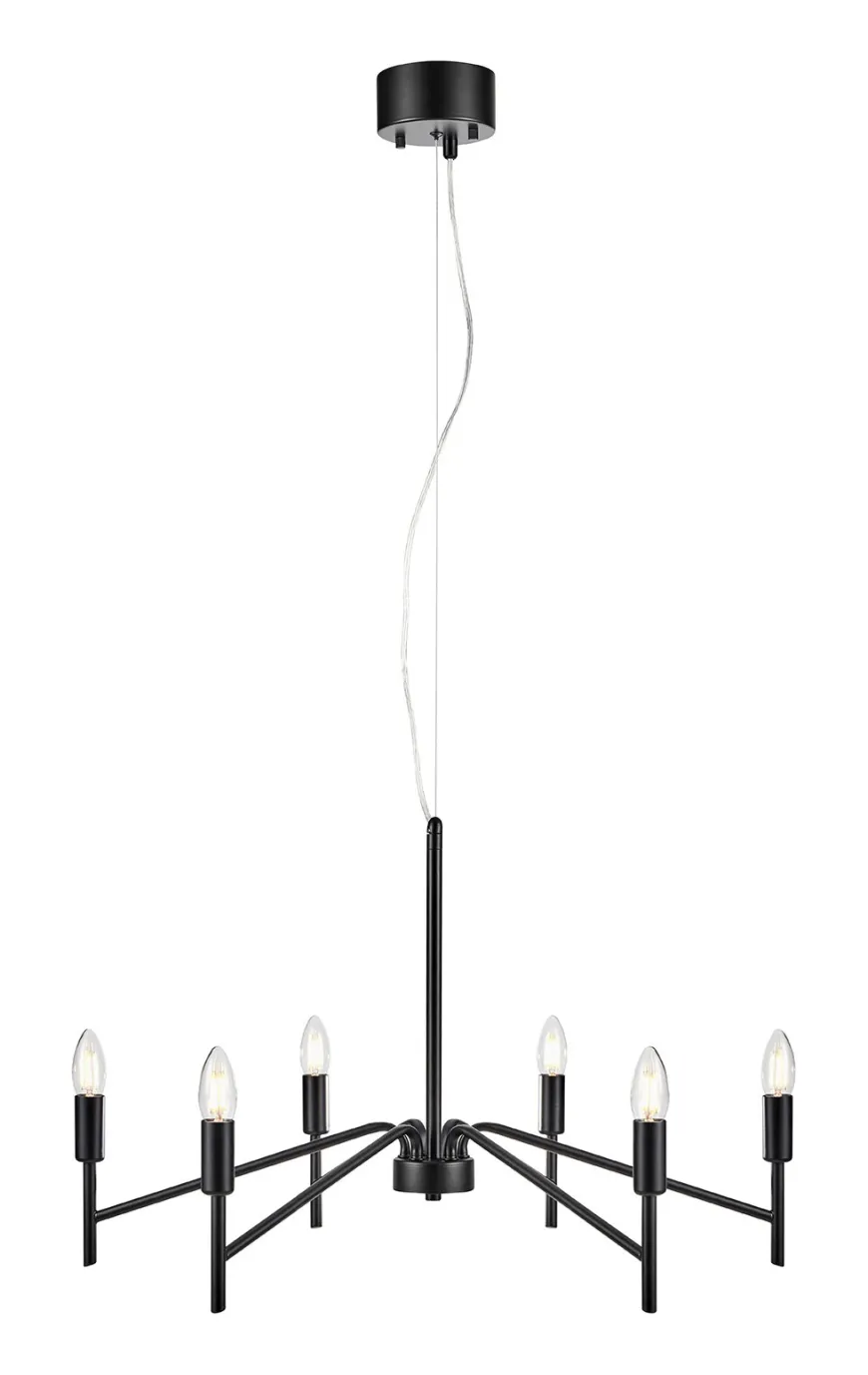 Monarch VI czarny - Markslöjd - lampa wisząca