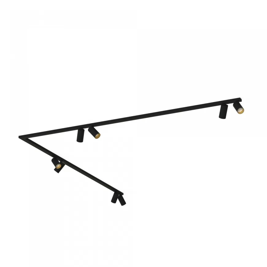 Mono Corner 2X200 Black-Gold VIIi - Nowodvorski - oprawa punktowa nowoczesna