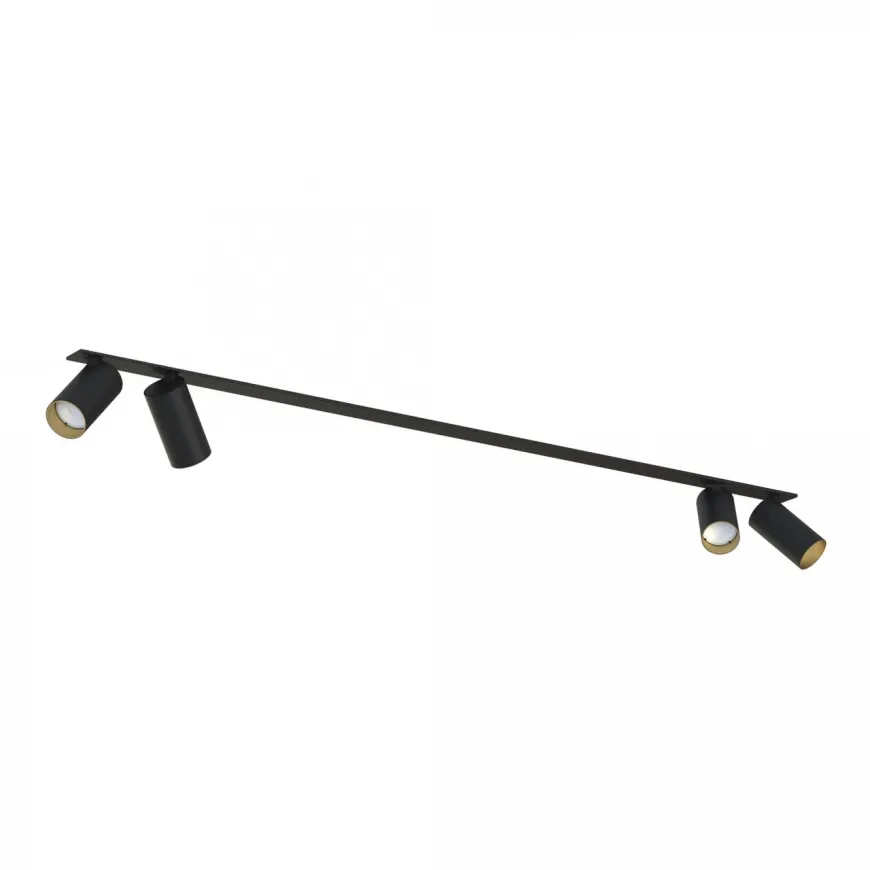 Mono Surface Black-Gold Iv - Nowodvorski - oprawa punktowa nowoczesna