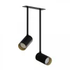 Mono Surface Long Ii Black-Gold - Nowodvorski - lampa sufitowa nowoczesna