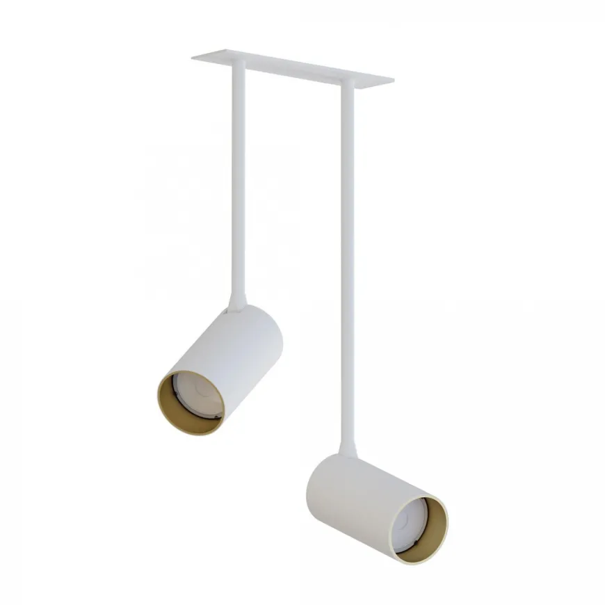 Mono Surface Long Ii White-Gold - Nowodvorski - lampa sufitowa nowoczesna
