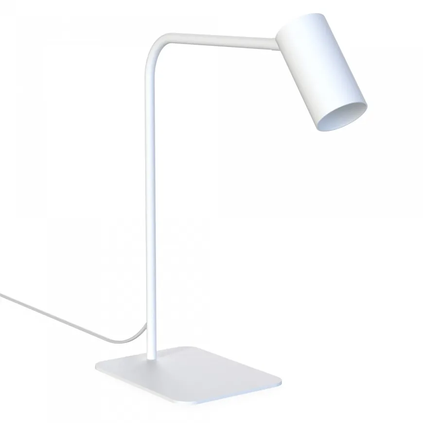 Mono White - Nowodvorski - lampa biurkowa nowoczesna