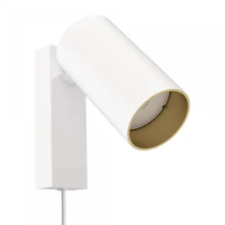 Mono White-Gold - Nowodvorski - kinkiet z kablem