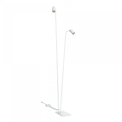 Mono White-Gold Ii - Nowodvorski - lampa podłogowa nowoczesna