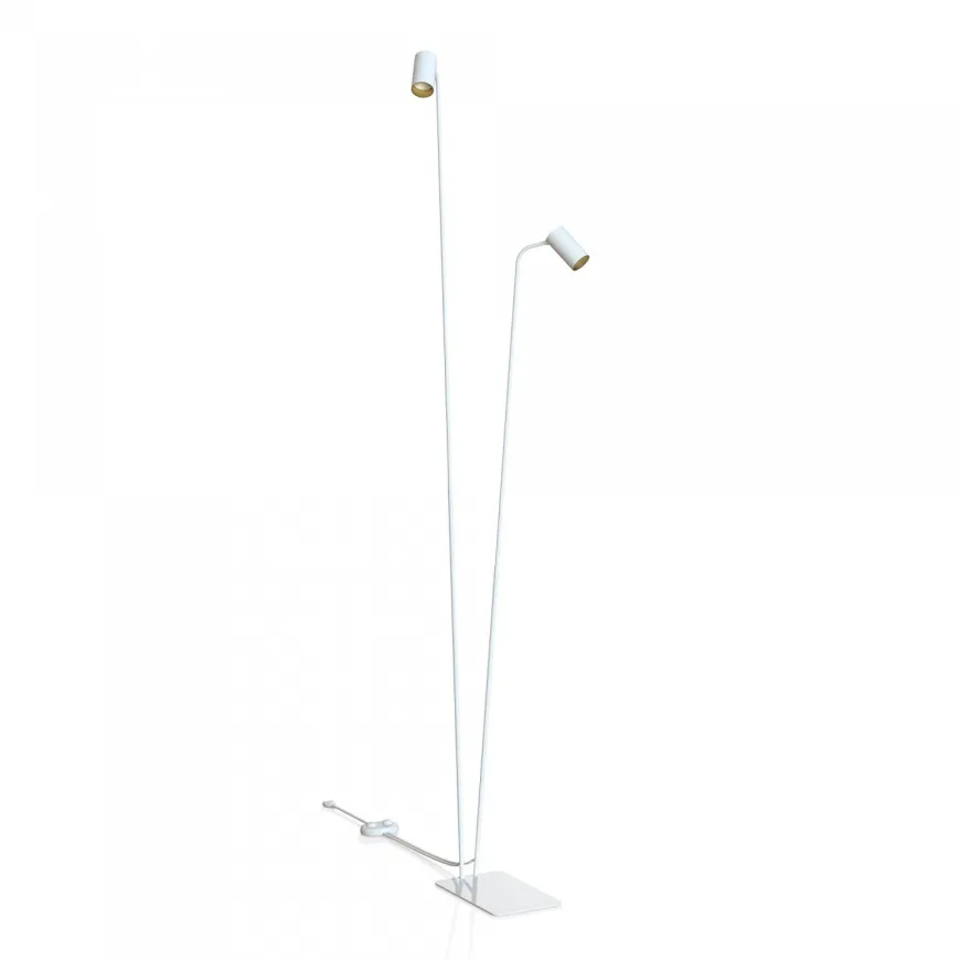 Mono White-Gold Ii - Nowodvorski - lampa podłogowa nowoczesna