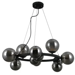 Montora black - Italux - lampa wisząca nowoczesna