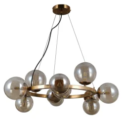 Montora gold - Italux - lampa wisząca nowoczesna
