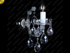 N24 001/01/1; F cut, Ni - Glass LPS - kinkiet kryształowy