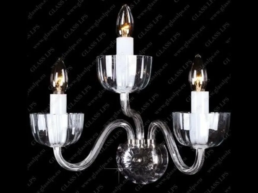 N21 901/03/0; Ni - Glass LPS - kinkiet kryształowy
