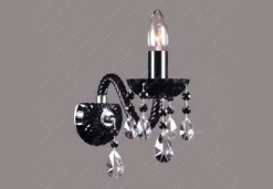 N21 808/01/1-A, 6 black; F black, Ni - Glass LPS - kinkiet kryształowy