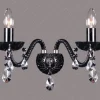 N21 808/02/1-A, 6 black; F black, Ni - Glass LPS - kinkiet kryształowy