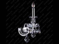 N21 892/01/1-A, 2; SILVER - Glass LPS - kinkiet kryształowy