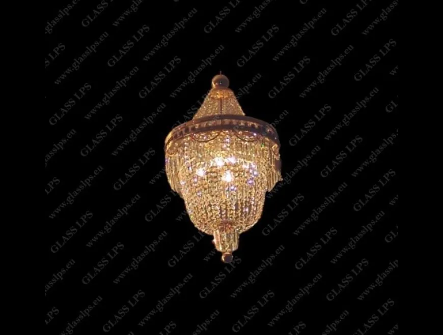 N25 525/03/3-P - Glass LPS - lampa wisząca kryształowa