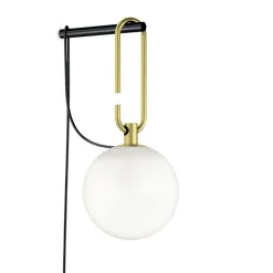 Nh W Ø15 mosiądz - Artemide - lampa ścienna