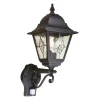 Norfolk Black - Elstead Lighting - kinkiet ogrodowy z czujnikiem