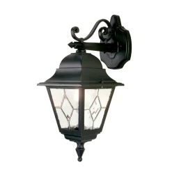 Norfolk Black - Elstead Lighting - kinkiet ogrodowy dół
