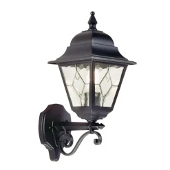Norfolk Black - Elstead Lighting - kinkiet ogrodowy góra